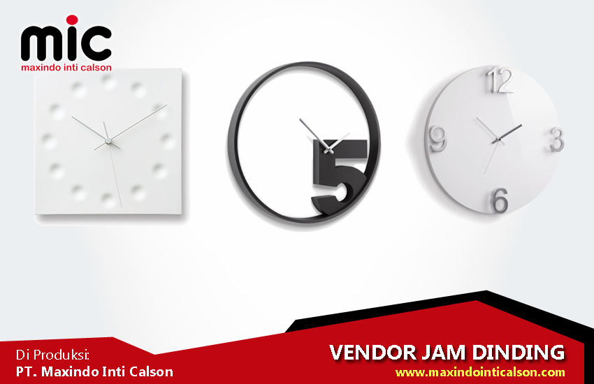 Vendor Jam Dinding di Indonesia